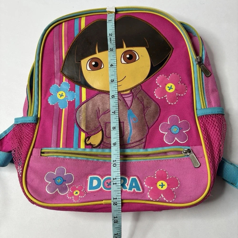 VTG 2010 Dora the Explorer Flowers Girls Backpack‎ Toddler Retro Nickelodeon SEE